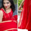 Laal Ishq Georgette Anarkali Set